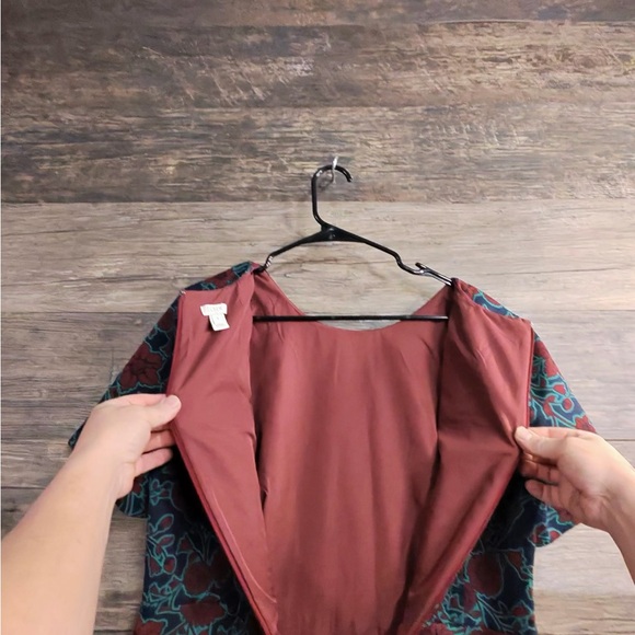 J. Crew Navy and Red Floral Midi Dress - Picture 11 of 12